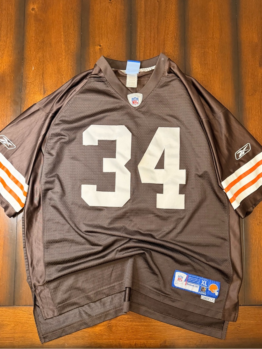 Vintage Cleveland Browns NFL Reuben Droughns Football Jersey On Field Stitched